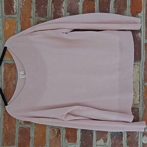 Moth by Anthropologie Blush Pink Sweater Size L.